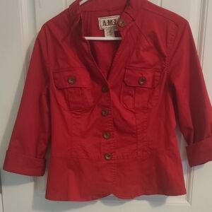 Ami Red Utility Jacket (Z23)